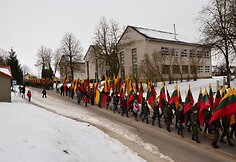 Vasario 16-osios &scaron;ventė Kurkliuose
