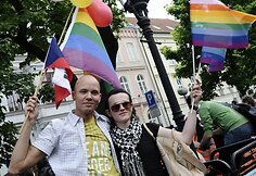 Seksualinių mažumų eitynių dalyviai