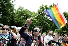 Seksualinių mažumų eitynių dalyviai