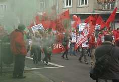 Demonstracija Briuselyje