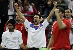 Istorinis Serbijos triumfas Daviso taurės teniso turnyre