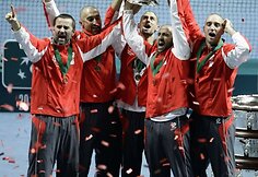 Istorinis Serbijos triumfas Daviso taurės teniso turnyre
