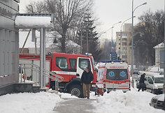 Įvykio vietoje Vilniuje, Jeruzalės g.
