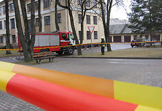 Įvykio vietoje Biržuose