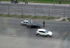 Įvykio vietoje Vilniuje, T.Narbuto g.