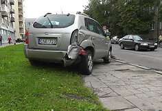 Avarijos vietoje Vilniuje, T.&Scaron;evčenkos g.