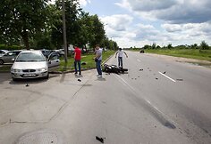 Avarijos vietoje Žarijų g.