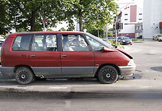 Įvykio vietoje Vilniuje, Žalgirio g.
