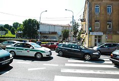 Avarijos vietoje Vilniuje, J.Jasinskio g.