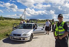 Policija prie Vilniaus tikrina lenkų futbolo aistruolius