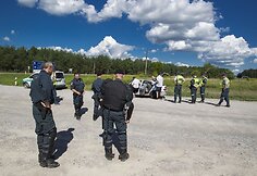 Policija prie Vilniaus tikrina lenkų futbolo aistruolius