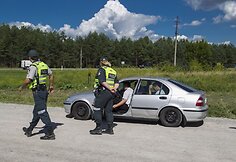 Policija prie Vilniaus tikrina lenkų futbolo aistruolius