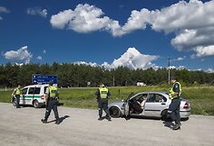 Policija prie Vilniaus tikrina lenkų futbolo aistruolius
