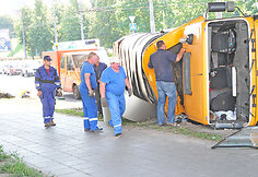 Įvykio vietoje Vilniuje, Laisvės pr.
