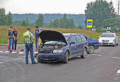 Avarijos vietoje Vilniuje, Galvės g.
