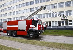 Įvykio vietoje Vilniuje, Akademijos g.