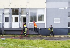Įvykio vietoje Vilniuje, Akademijos g.