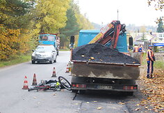 Įvykio vietoje Vaidotuose