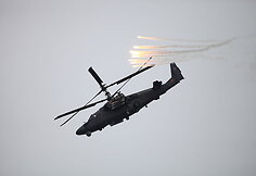 Rusijos kariuomenėje naudojamas sraigtasparnis „Ka-52“