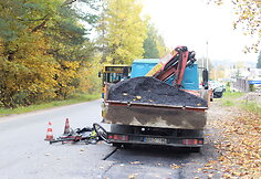 Įvykio vietoje Vaidotuose