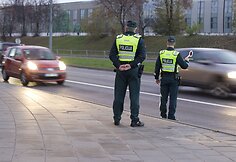 Policijos akcija Vilniuje