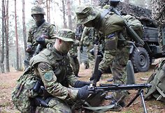 Estų kariai pratybose &bdquo;Stiprus ulonas 2013&rdquo;
