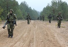 Estų kariai pratybose &bdquo;Stiprus ulonas 2013&rdquo;