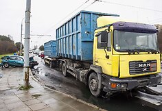Avarijos vietoje Vilniuje, Kareivių g.