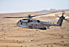 Sunkusis sraigtasparnis CH-53E &bdquo;Super Stallion&ldquo; vir&scaron; Afganistano