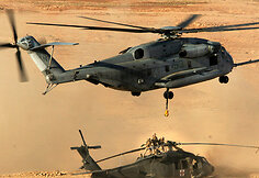 Sunkusis sraigtasparnis CH-53E &bdquo;Super Stallion&ldquo; Irake