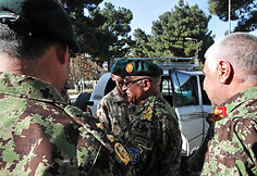 Gen. ltn Arvydo Pociaus ir gen. Shero Mohammado Karimi susitikimas