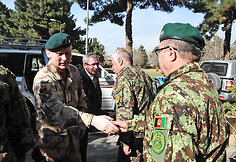 Gen. ltn Arvydo Pociaus ir gen. Shero Mohammado Karimi susitikimas