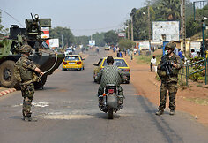 Prancūzų kariai Centrinėje Afrikos Respublikoje