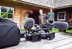 Iš Amerikos atvykusi filmo kūrėjų komanda ruošiasi darbui