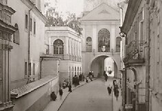 Au&scaron;ros Vartų gatvė. Apie 1940 m.