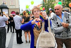 Eitynių &bdquo;Už lygybę&ldquo; akimirka
