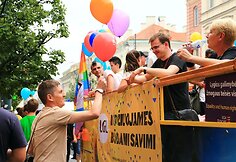Eitynių &bdquo;Už lygybę&ldquo; akimirka