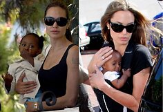 Angelina su dukrele Zahara Venecijoje