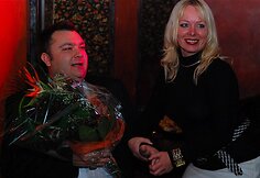Ostapenko džiaugėsi gėlėmis ir dovanomis
