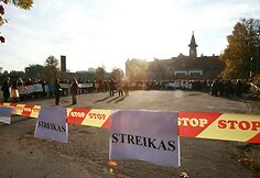 Studentų streikas Klaipėdoje