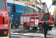 Atliekant laivo remonto darbus kilo gaisras