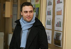 Mantas Jankavičius vaidino geografijos mokytoją.