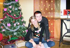 Štai taip N. ir D.Zvonkai atrodė prieš penkerius metus per Kalėdas.