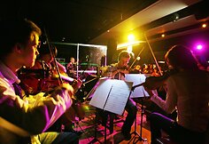 Profesionalią muziką pary&scaron;kino Tomo Ramančiūno styginių kvartetas.
