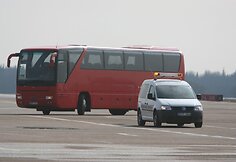 Prancūzijos rinktinė atskrido į Kauno oro uostą.