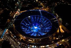 Milžiniškas Mechiko stadionas.