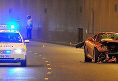Į avarijos vietą atvyko policijos ekipažas