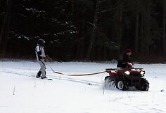 Šiuolaikinės pramogos per Užgavėnes (Rumšiškės) (2009-02-22)
