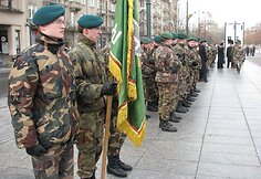 Kovo 11-ąją eitynėmis Lietuvos šaulių sąjungos nariai pagerbė Lietuvos nepriklausomybę. (2009-03-11)