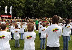 Šeštadienį Vilniuje, „Vingio“ stadione, vyko tradiciniai Olimpinės dienos renginiai.